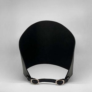 Dehanche-inspired Simple Corset Belt in Satin Black Leather